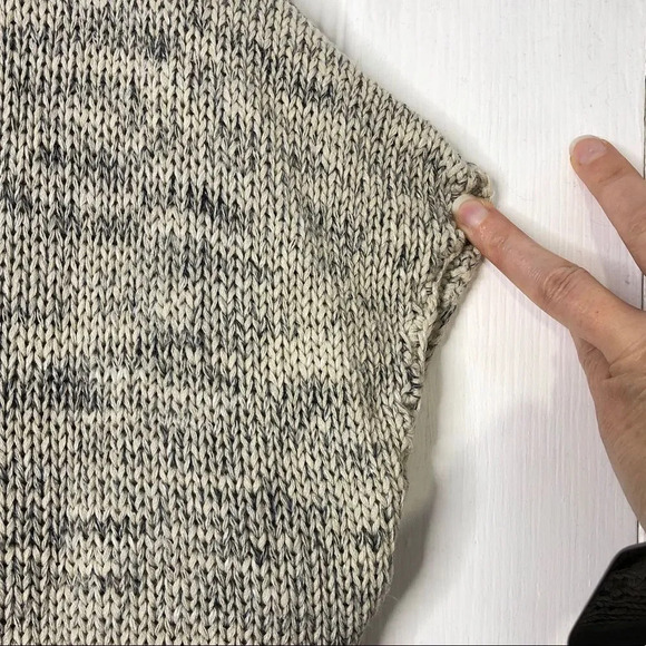 Joie Sona Heathered Gray Fringe Open Cardigan - Picture 6 of 12